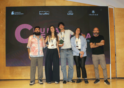 1º puesto CRR: Ángela Lafuente Muñoz y Jorge Galán Bellón de la Universidad Rey Juan Carlos de Madrid
