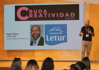 Pepe Vilches en Cruda Creatividad CRR de Educafestival